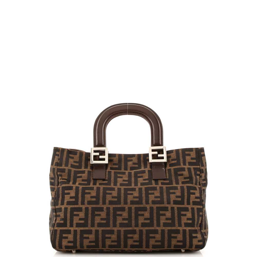 FENDI Vintage FF Handle Tote Zucca Canvas Small - image 3