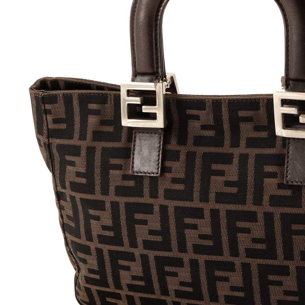 FENDI Vintage FF Handle Tote Zucca Canvas Small - image 6