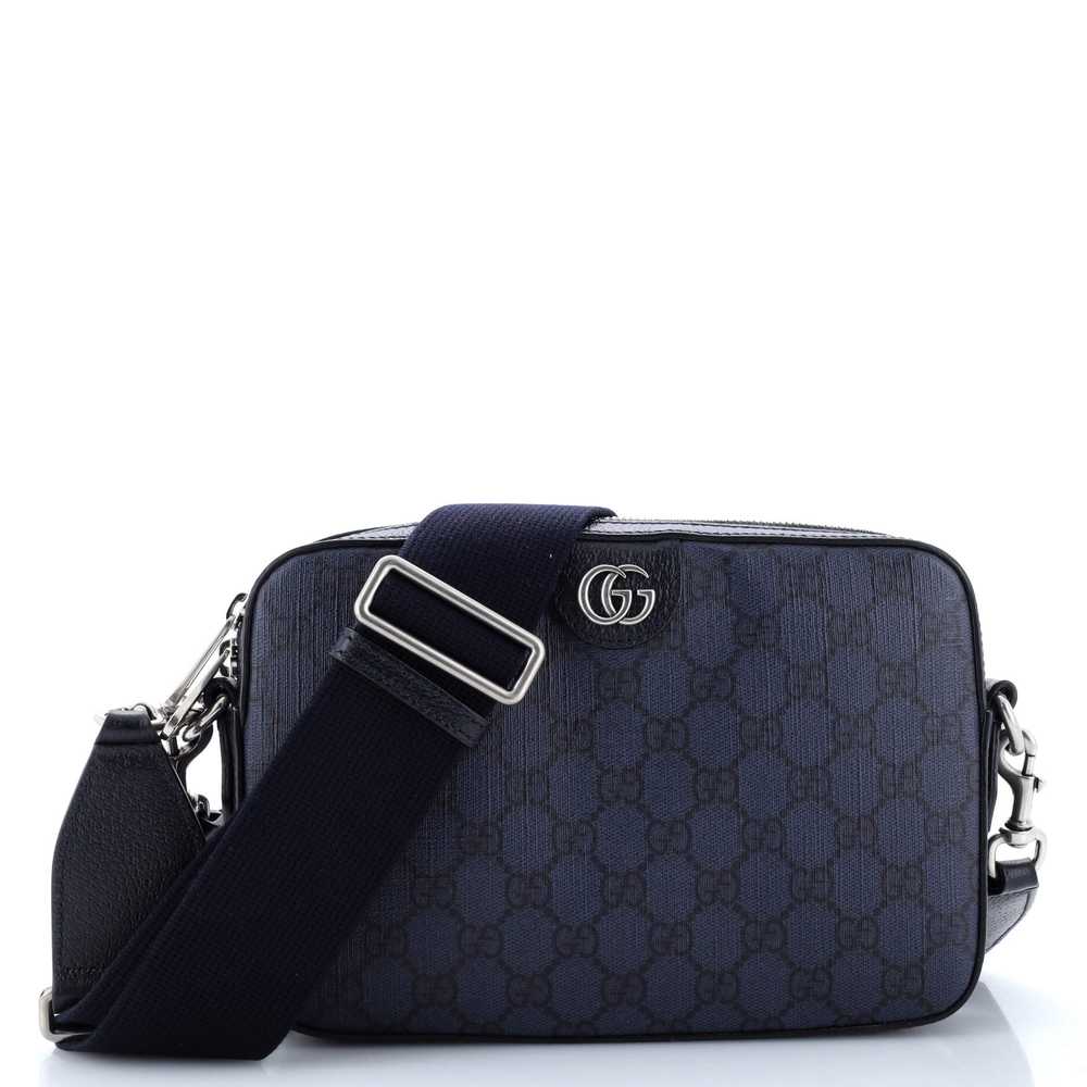 GUCCI Ophidia Zip Wristlet Shoulder Bag GG Coated… - image 1