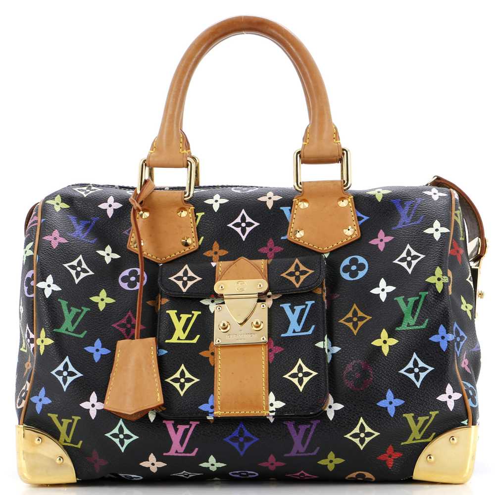 Louis Vuitton Speedy Handbag Monogram Multicolor … - image 1