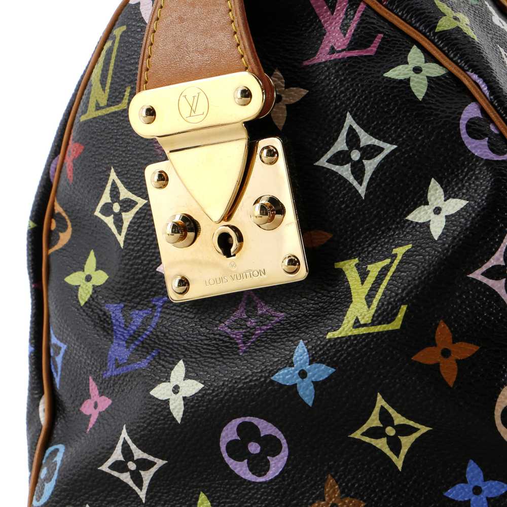 Louis Vuitton Speedy Handbag Monogram Multicolor … - image 7