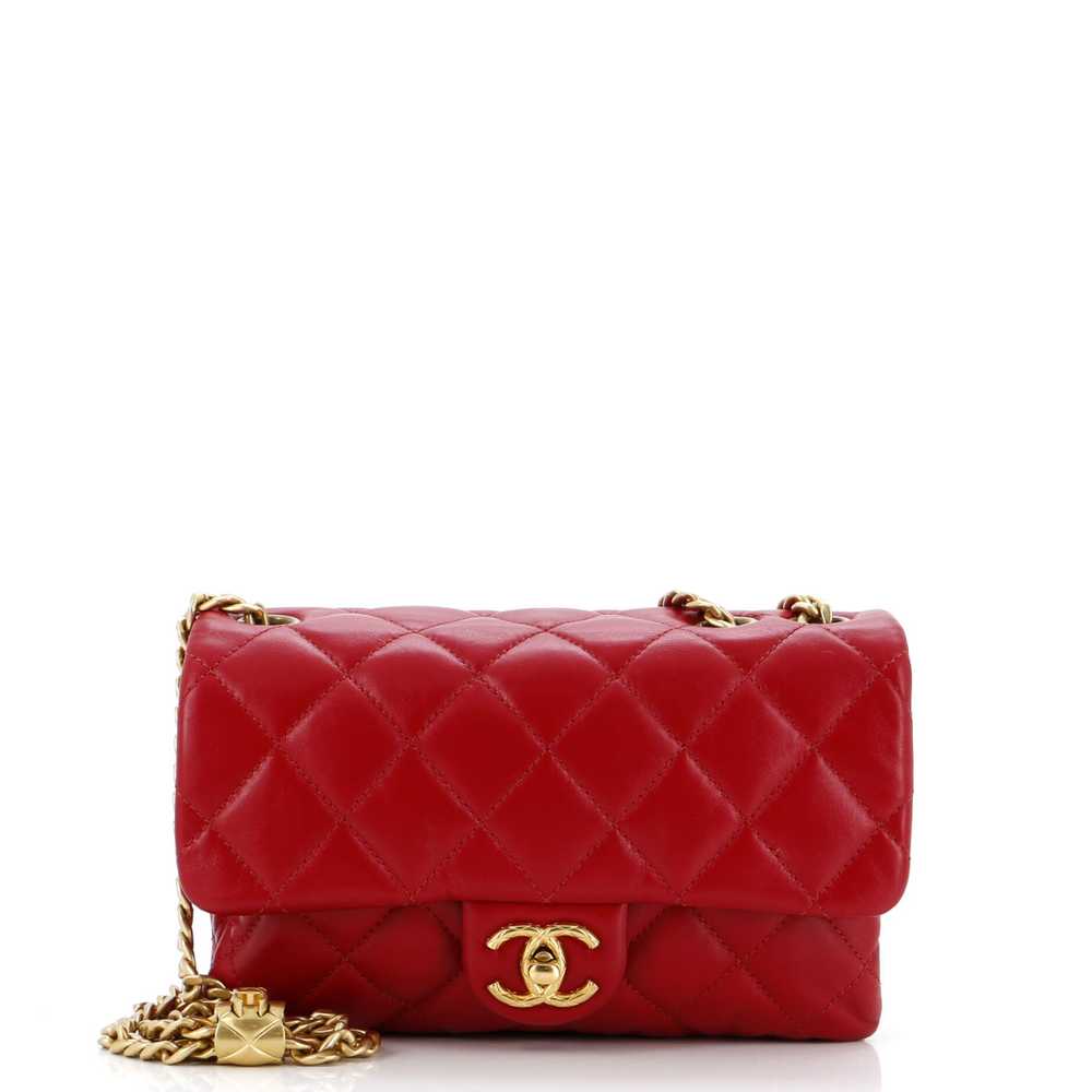 CHANEL All Slide Long Flap Bag Quilted Lambskin S… - image 1