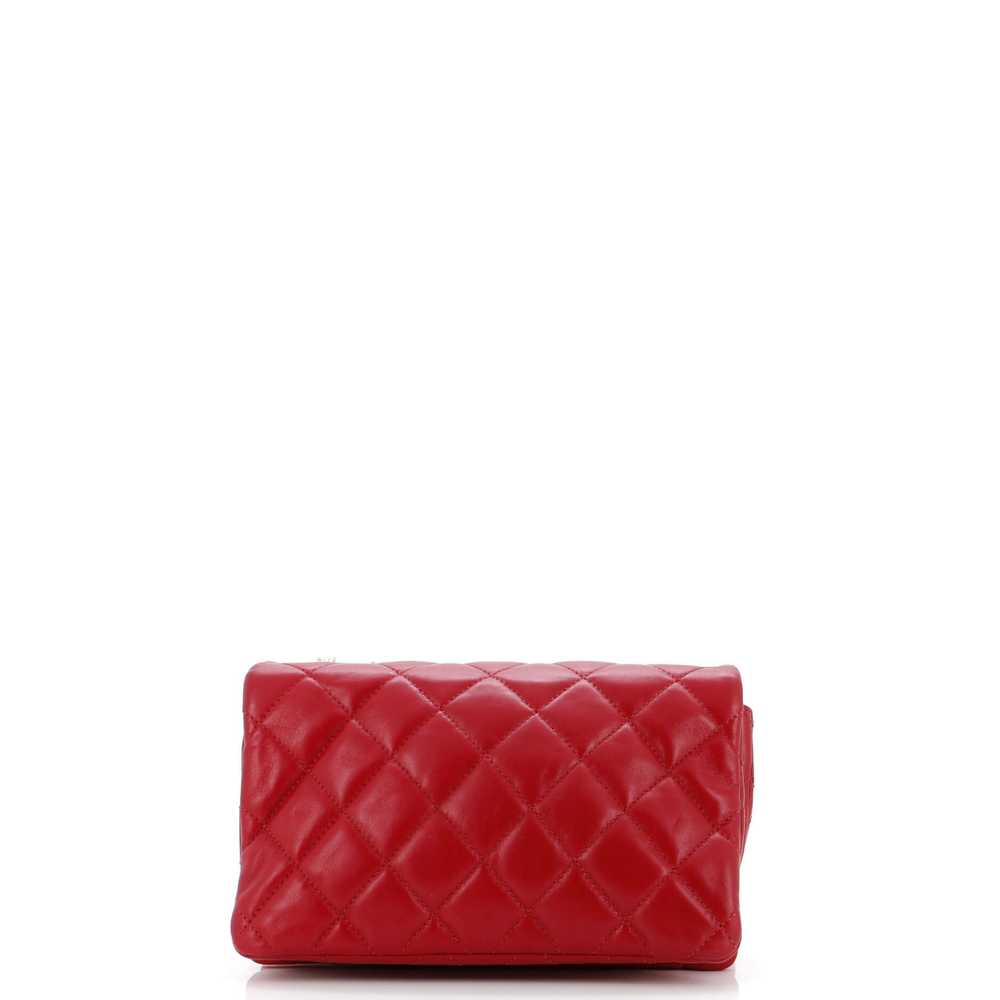 CHANEL All Slide Long Flap Bag Quilted Lambskin S… - image 3