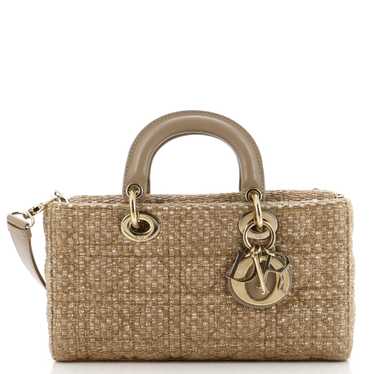 Christian Dior Lady D-Joy Bag Cannage Quilt Tweed… - image 1