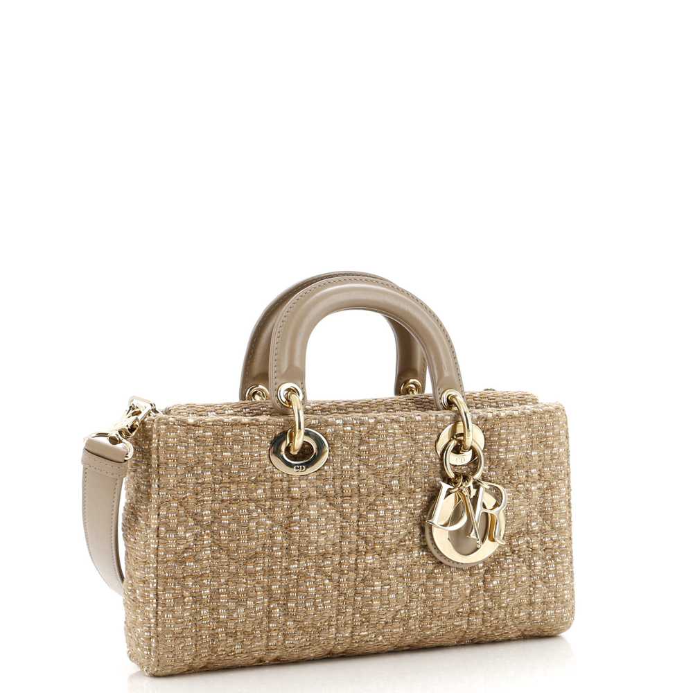 Christian Dior Lady D-Joy Bag Cannage Quilt Tweed… - image 2