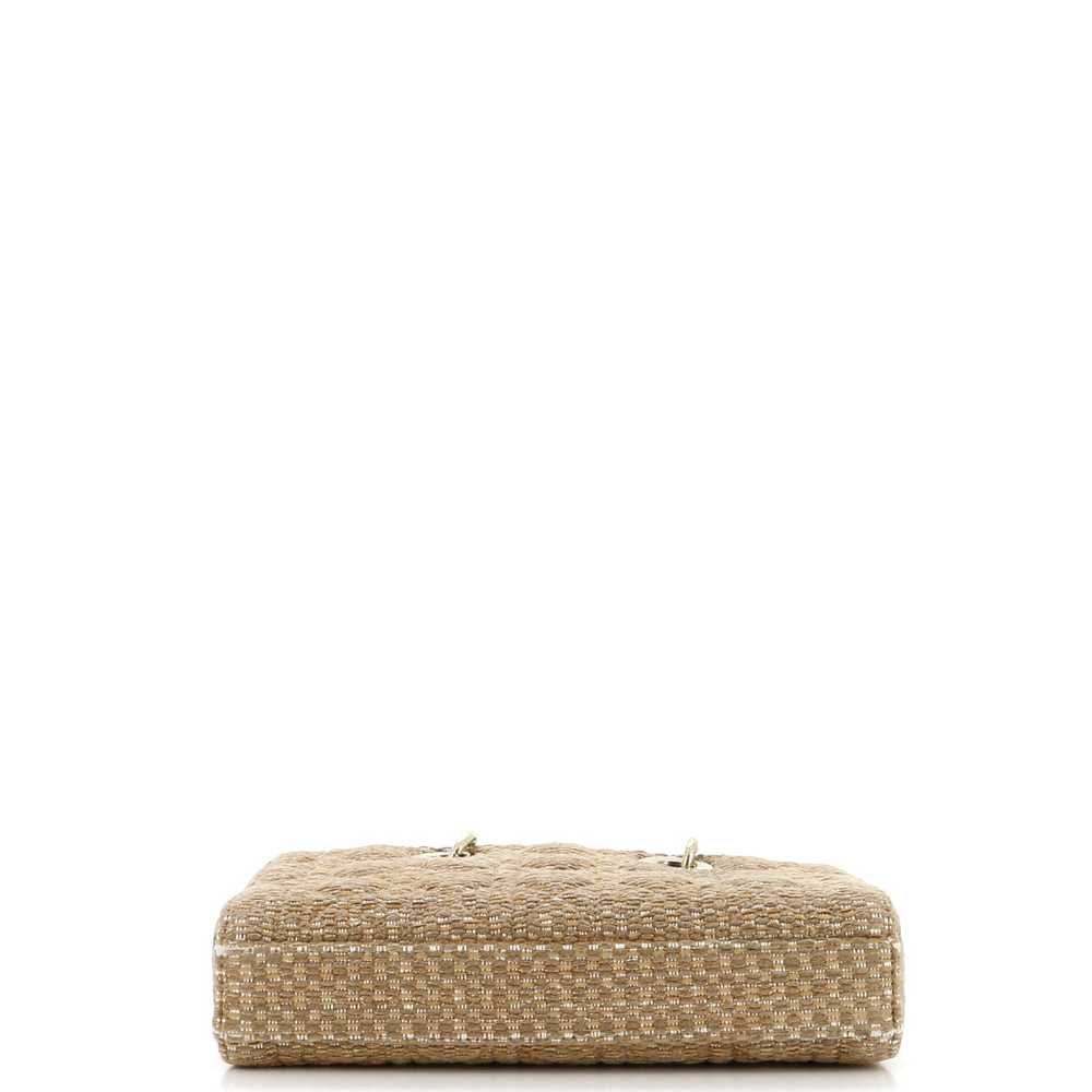 Christian Dior Lady D-Joy Bag Cannage Quilt Tweed… - image 4