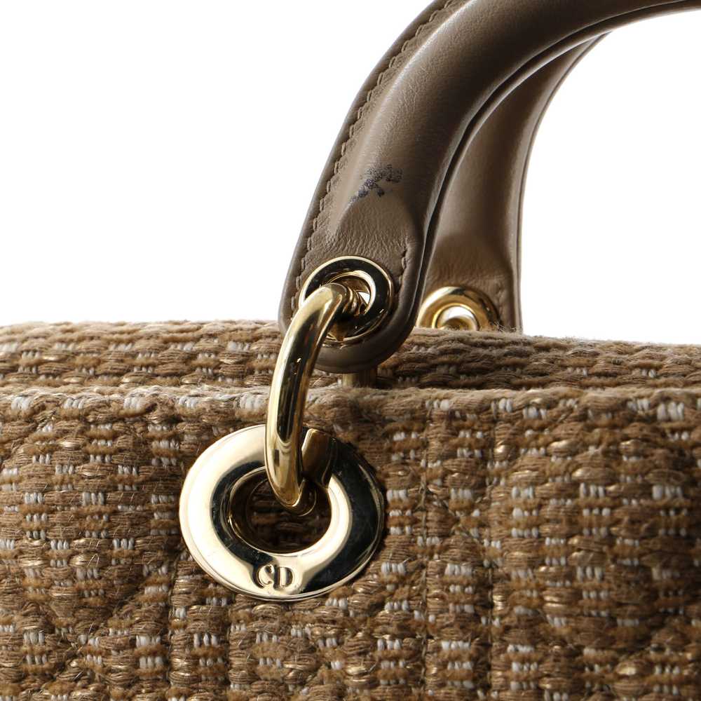 Christian Dior Lady D-Joy Bag Cannage Quilt Tweed… - image 6