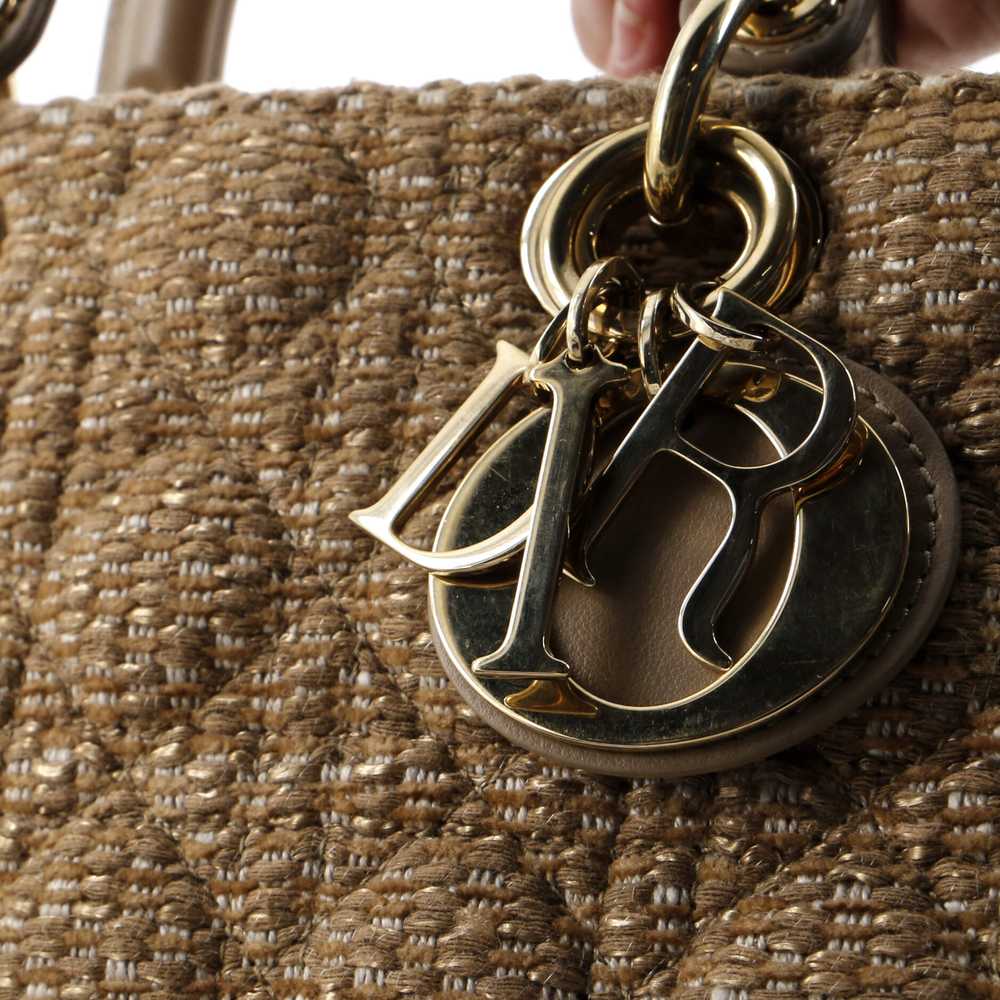 Christian Dior Lady D-Joy Bag Cannage Quilt Tweed… - image 7