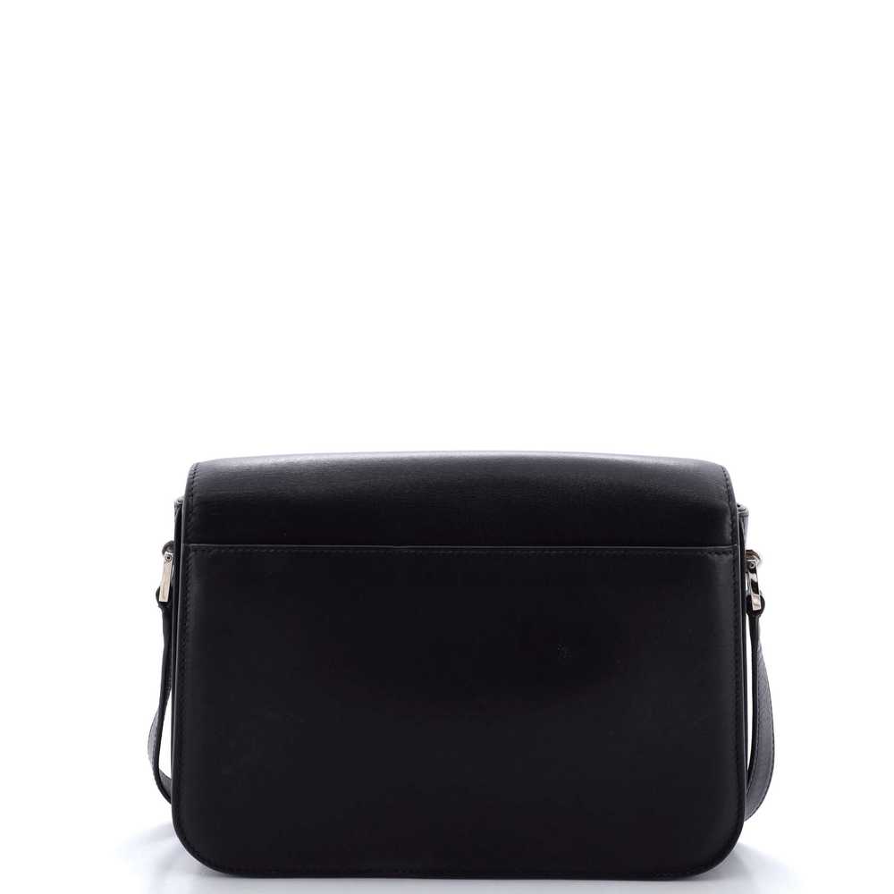 Saint Laurent Fermoir Flap Satchel Bag Leather - image 3