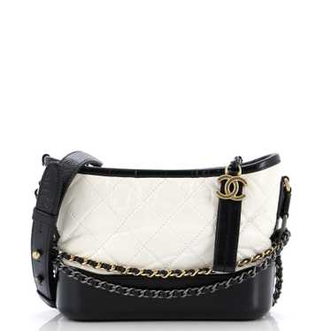 CHANEL Bicolor Gabrielle Hobo Quilted Aged Calfsk… - image 1