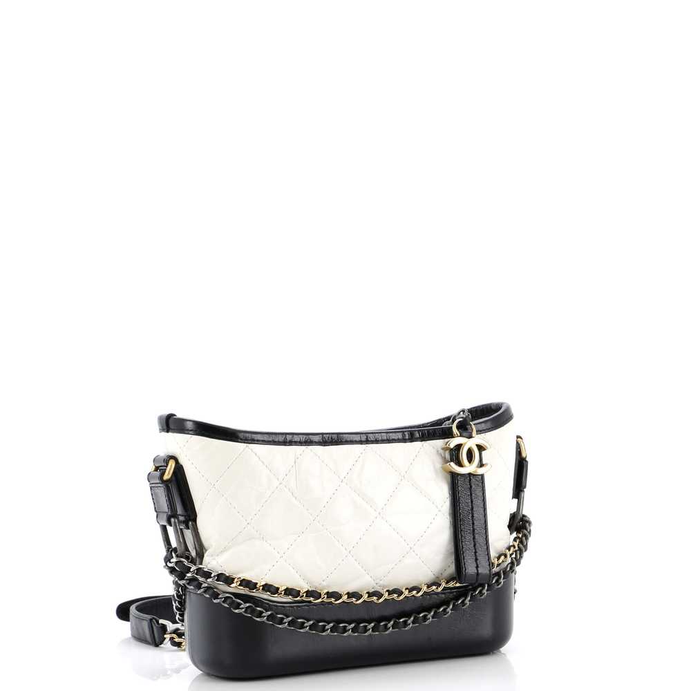 CHANEL Bicolor Gabrielle Hobo Quilted Aged Calfsk… - image 3