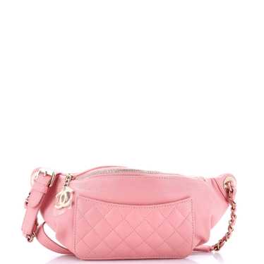 CHANEL Bi Classic Waist Bag Quilted Lambskin - image 1