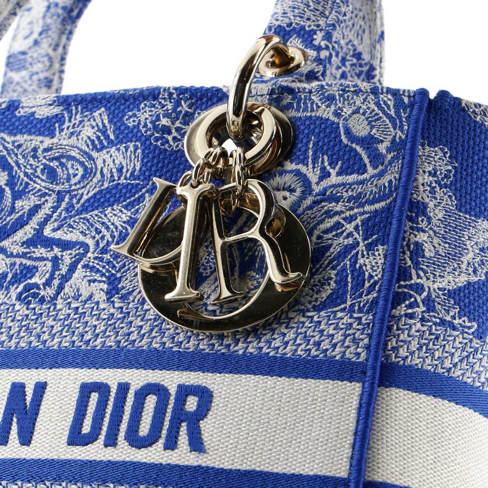 Christian Dior Lady D-Lite Bag Embroidered Canvas… - image 6