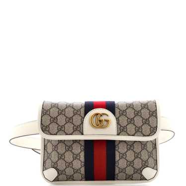 GUCCI Ophidia Flap Belt Bag GG Coated Canvas - image 1