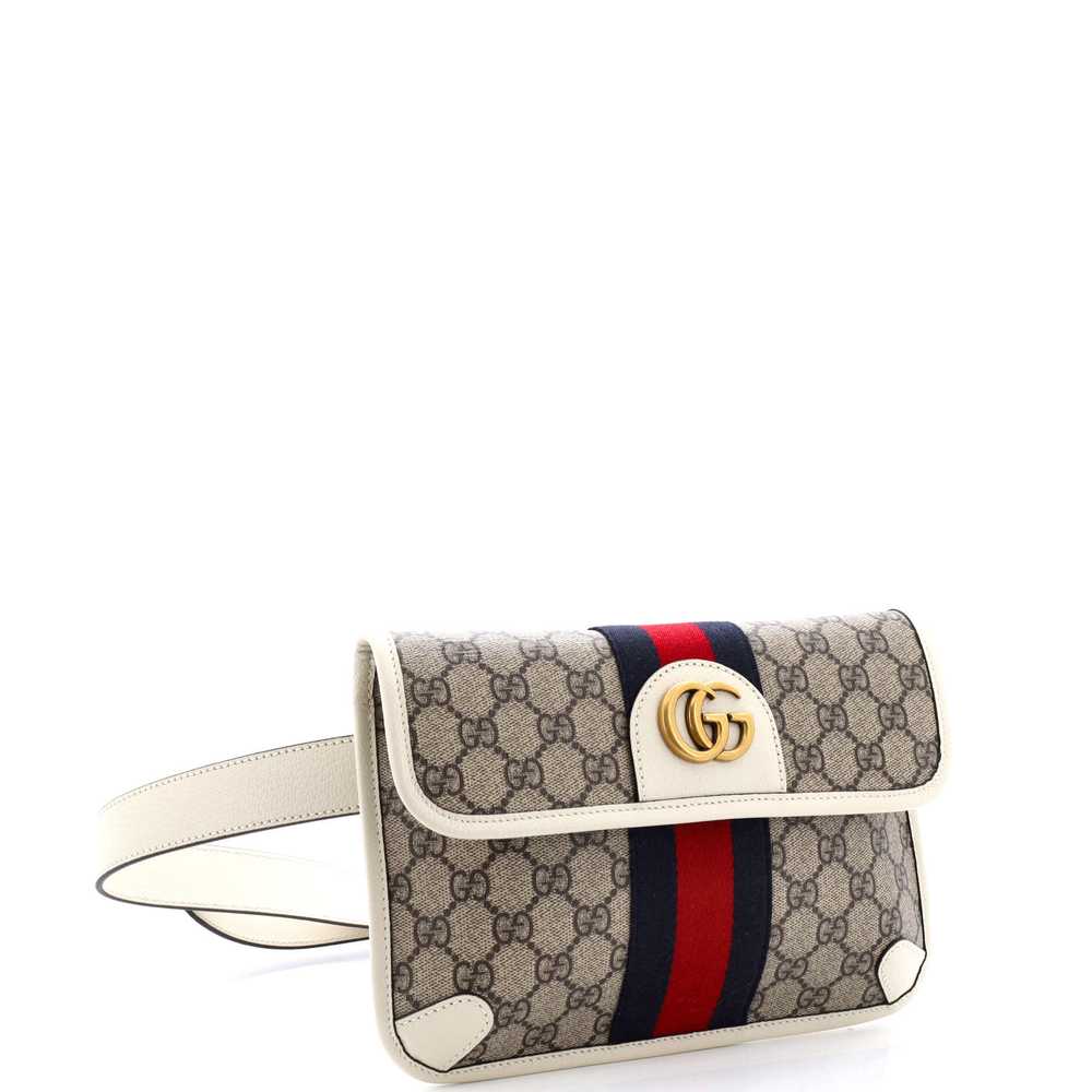 GUCCI Ophidia Flap Belt Bag GG Coated Canvas - image 2