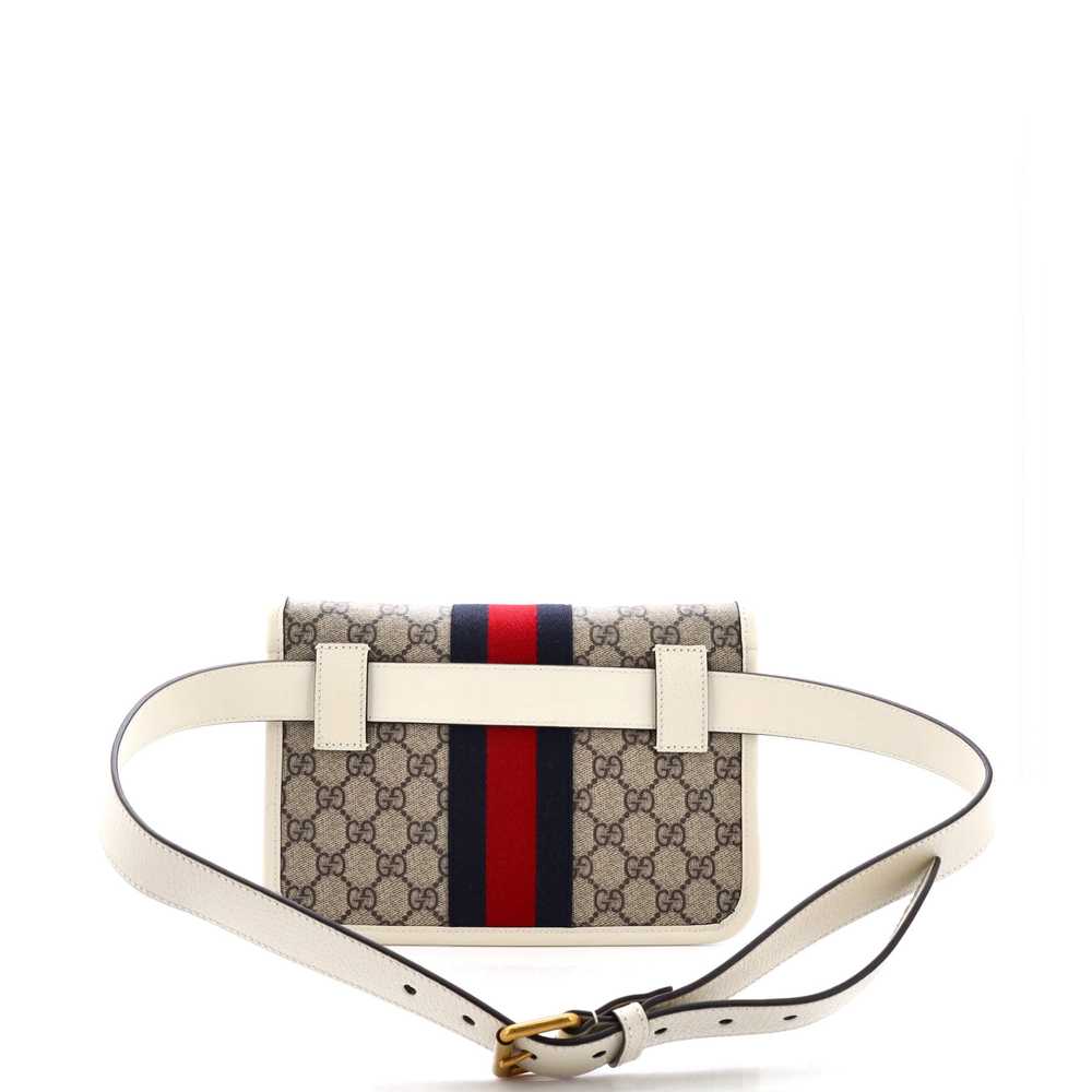 GUCCI Ophidia Flap Belt Bag GG Coated Canvas - image 3