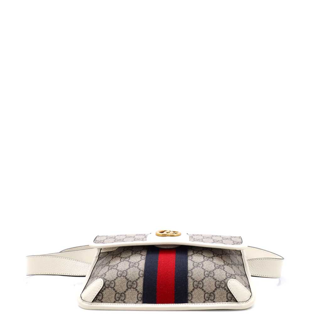 GUCCI Ophidia Flap Belt Bag GG Coated Canvas - image 4