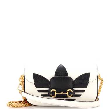 GUCCI x Adidas Horsebit 1955 Shoulder Bag Leather 