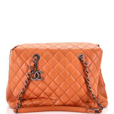 CHANEL City Shopping Tote Quilted Caviar Small