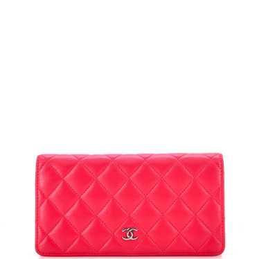 CHANEL L-Flap Wallet Quilted Lambskin Compact