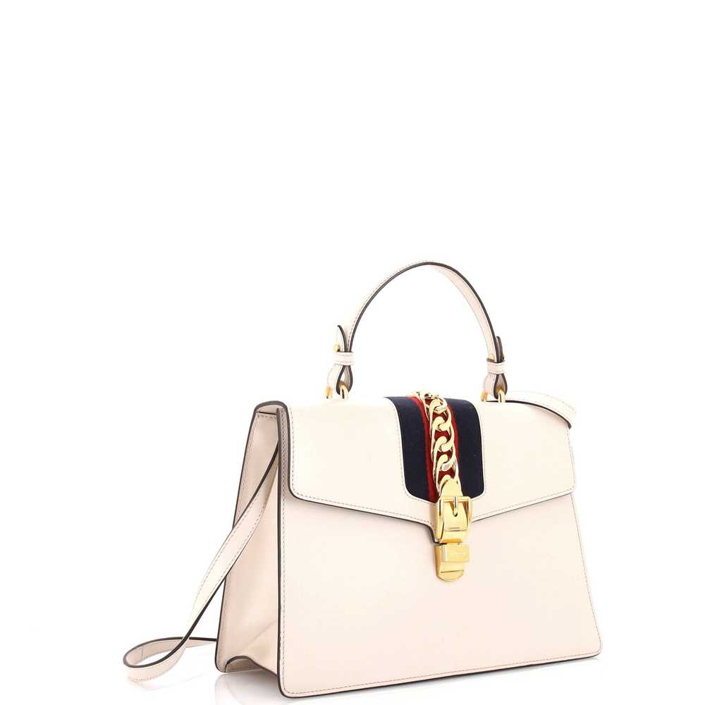 GUCCI Sylvie Top Handle Bag Leather Medium - image 2