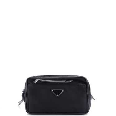 PRADA Zip Waist Bag Tessuto Small