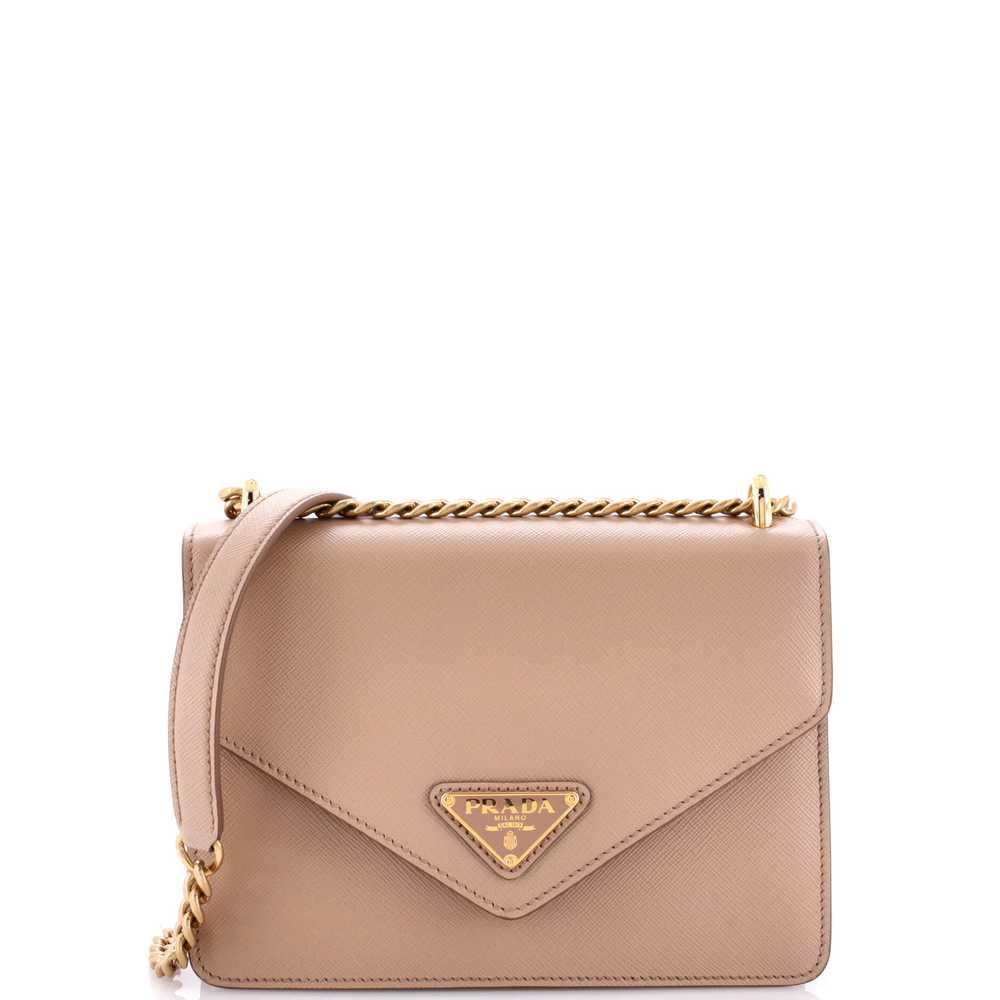 PRADA Envelope Flap Chain Shoulder bag Saffiano L… - image 1