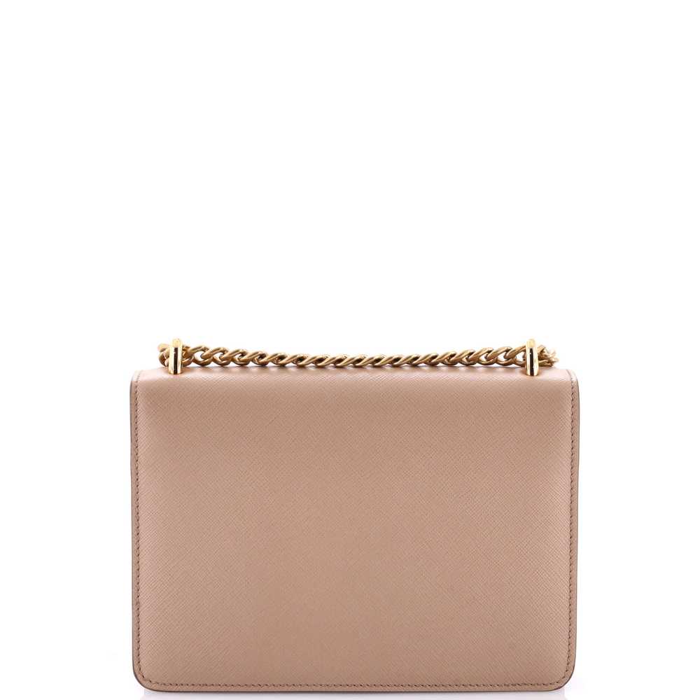 PRADA Envelope Flap Chain Shoulder bag Saffiano L… - image 3