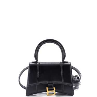 Balenciaga Hourglass Top Handle Bag Leather Mini - image 1