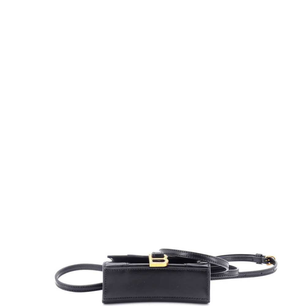 Balenciaga Hourglass Top Handle Bag Leather Mini - image 4