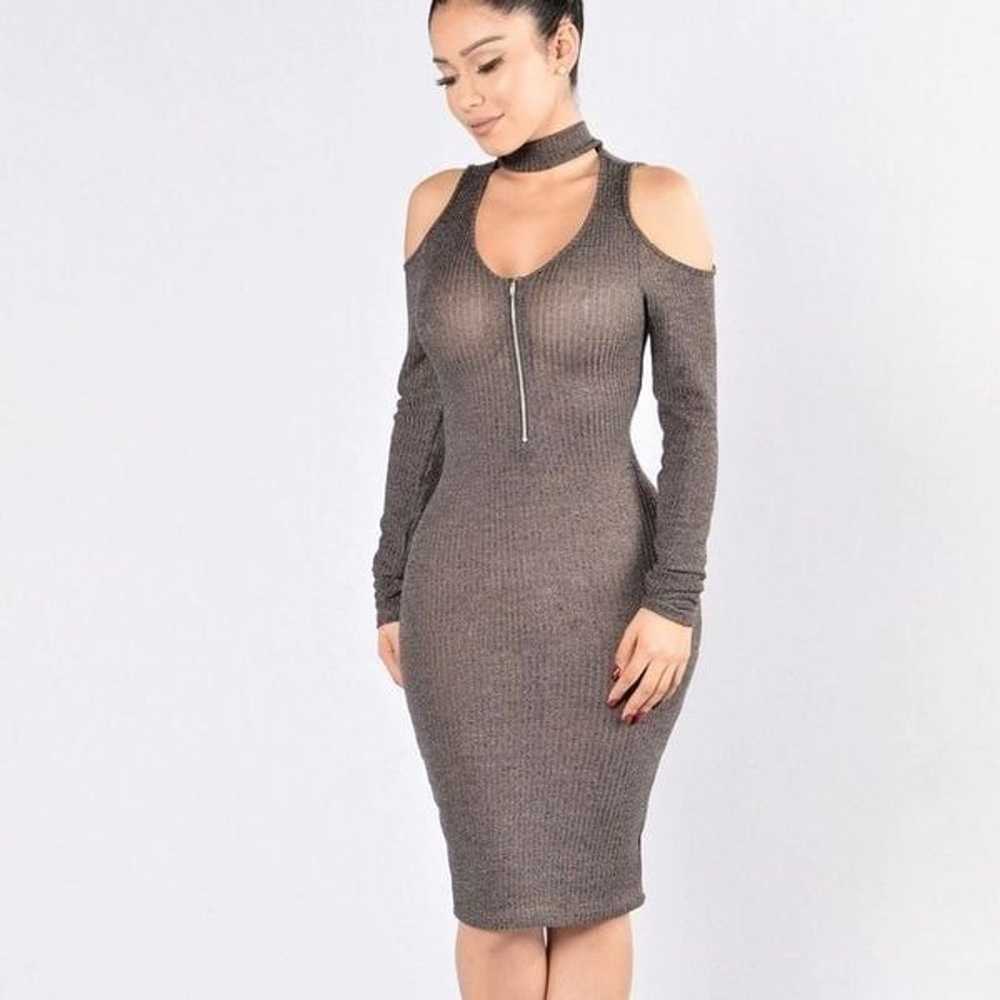 Fashion Nova Nine Lives Dress - Charcoal - image 5