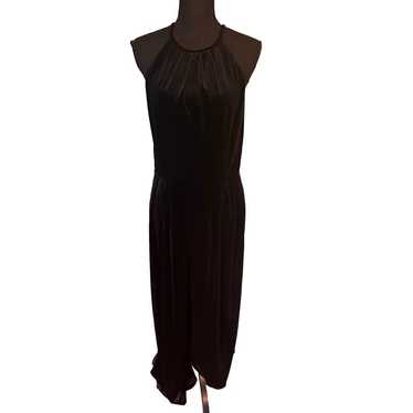 Black Velvet Jumpsuit Luxe By Carmen Marc Valvo