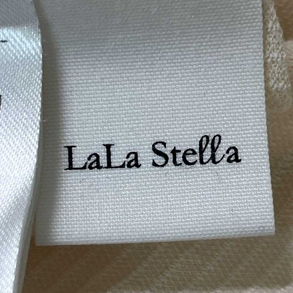 LaLa Stella Frill Blouse, Half Sleeve, Beige, Siz… - image 7