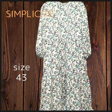 SIMPLICITÉ Simplicity Long One Piece Dress Floral 