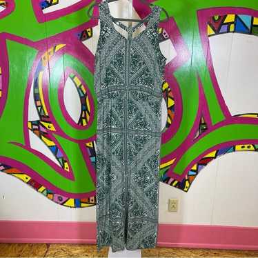 Maurices, Green Paisley Printed Strappy Maxi Dres… - image 1