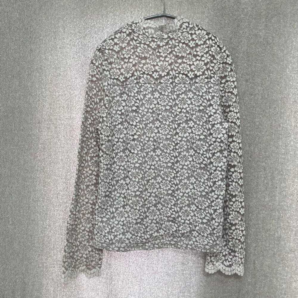 High-quality piacere floral lace long-sleeve knit… - image 6