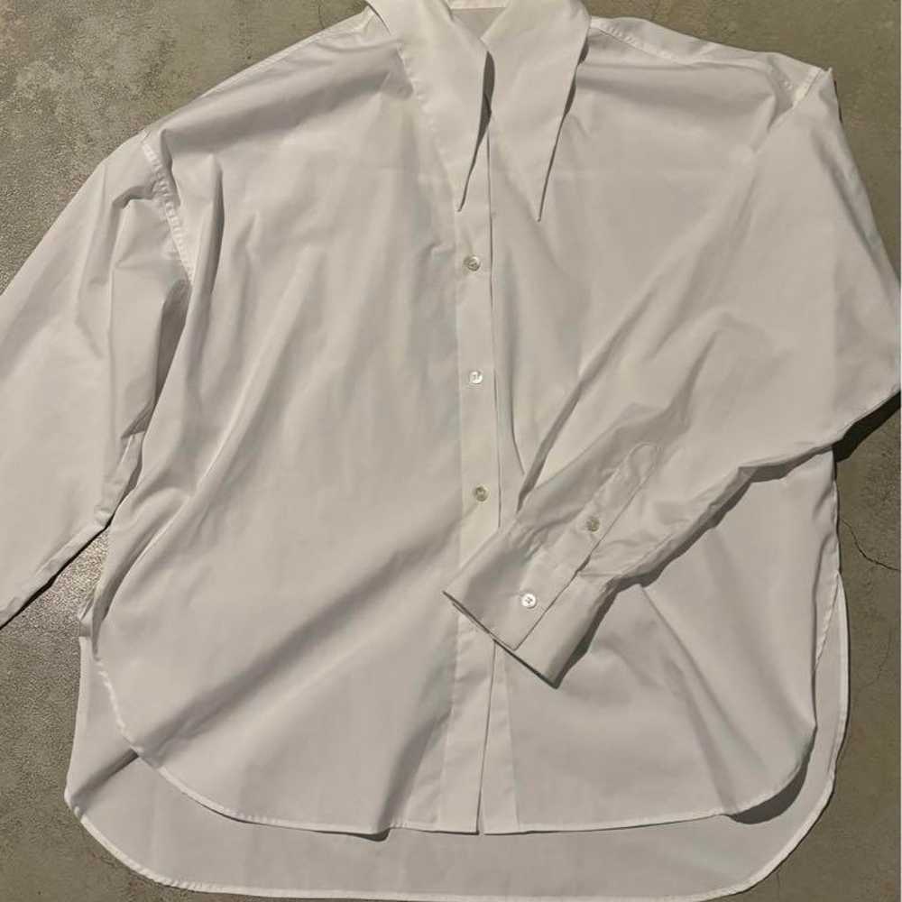 fray i.d White Long Sleeve Shirt. - image 1