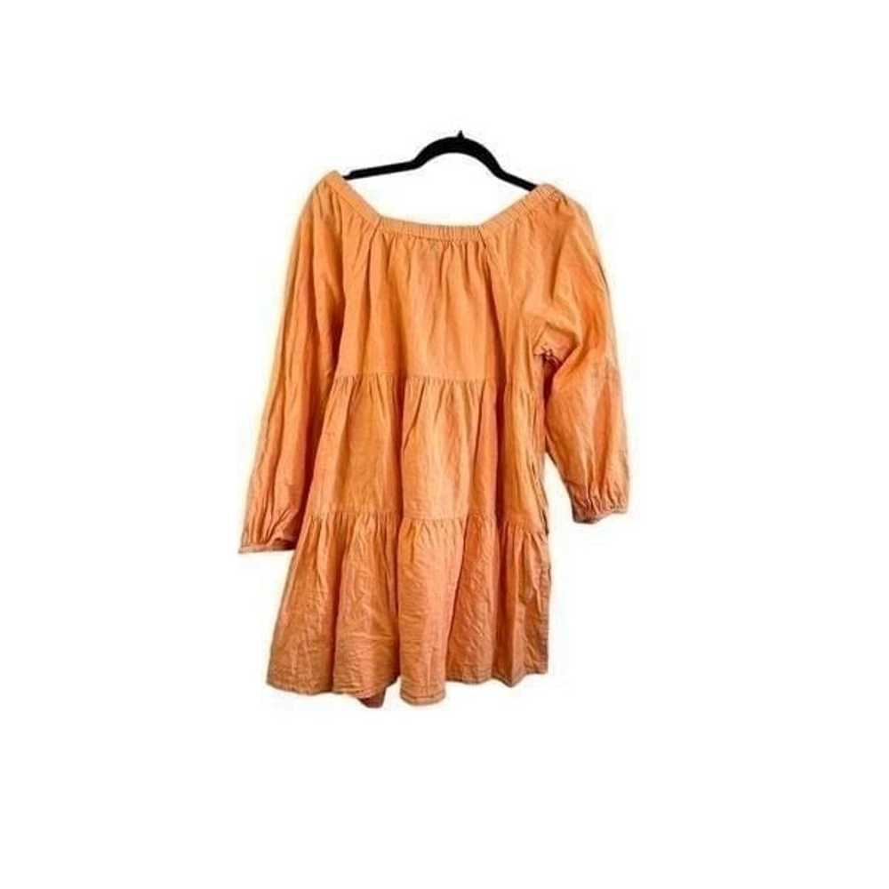 Universal Thread Tangerine Orange Tiered Boho Sum… - image 2