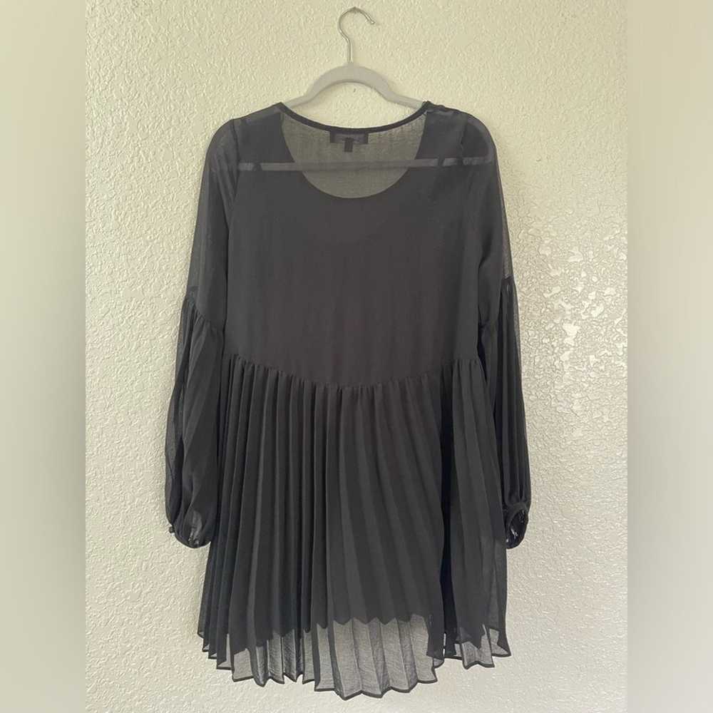 Lulus Aim to Pleats Black Long Sleeve Dress - image 8