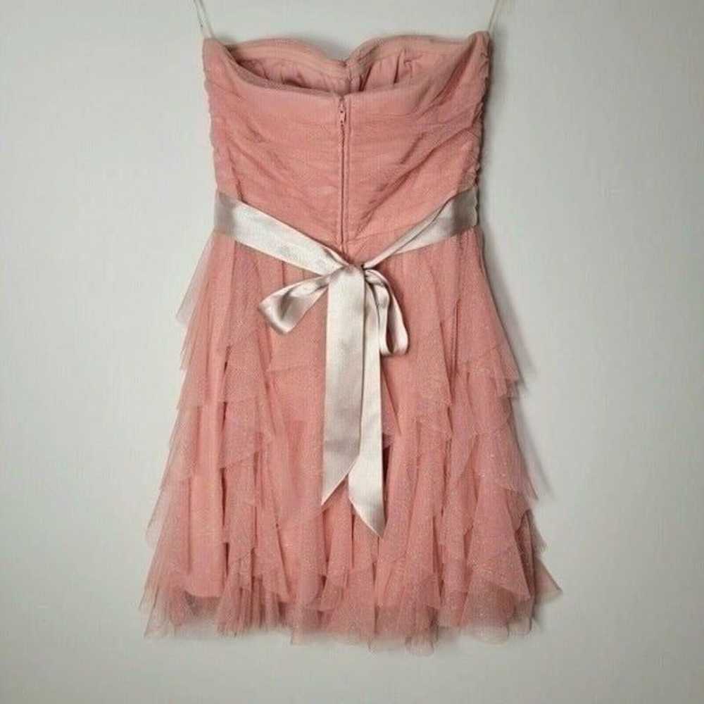 Teeze Me Strapless pink glitter dress, party home… - image 4