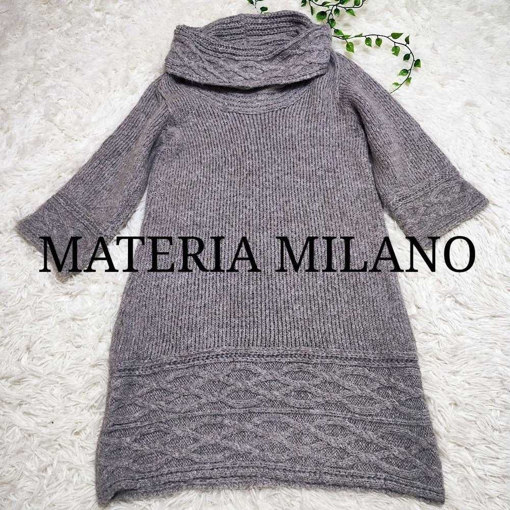 MATERIA MILANO Knit One-piece Tunic Turtleneck - image 1