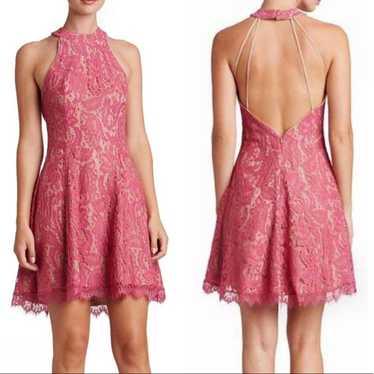 Dress the Population Angie Lace Fit & Flare Dress