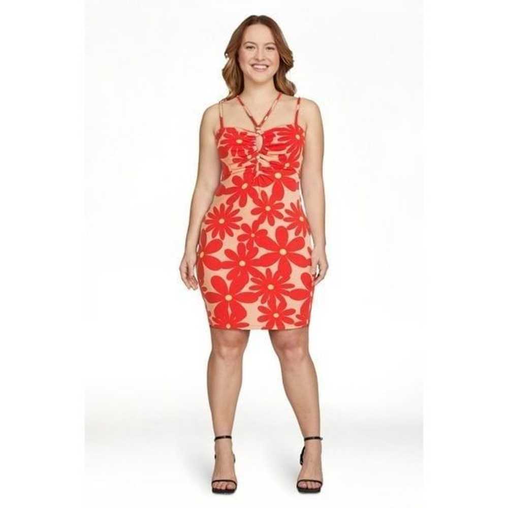 Madden NYC Juniors Cut-Out Halter Dress - image 2