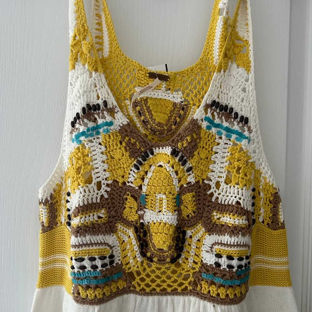 Free people crochet dress size small - image 8