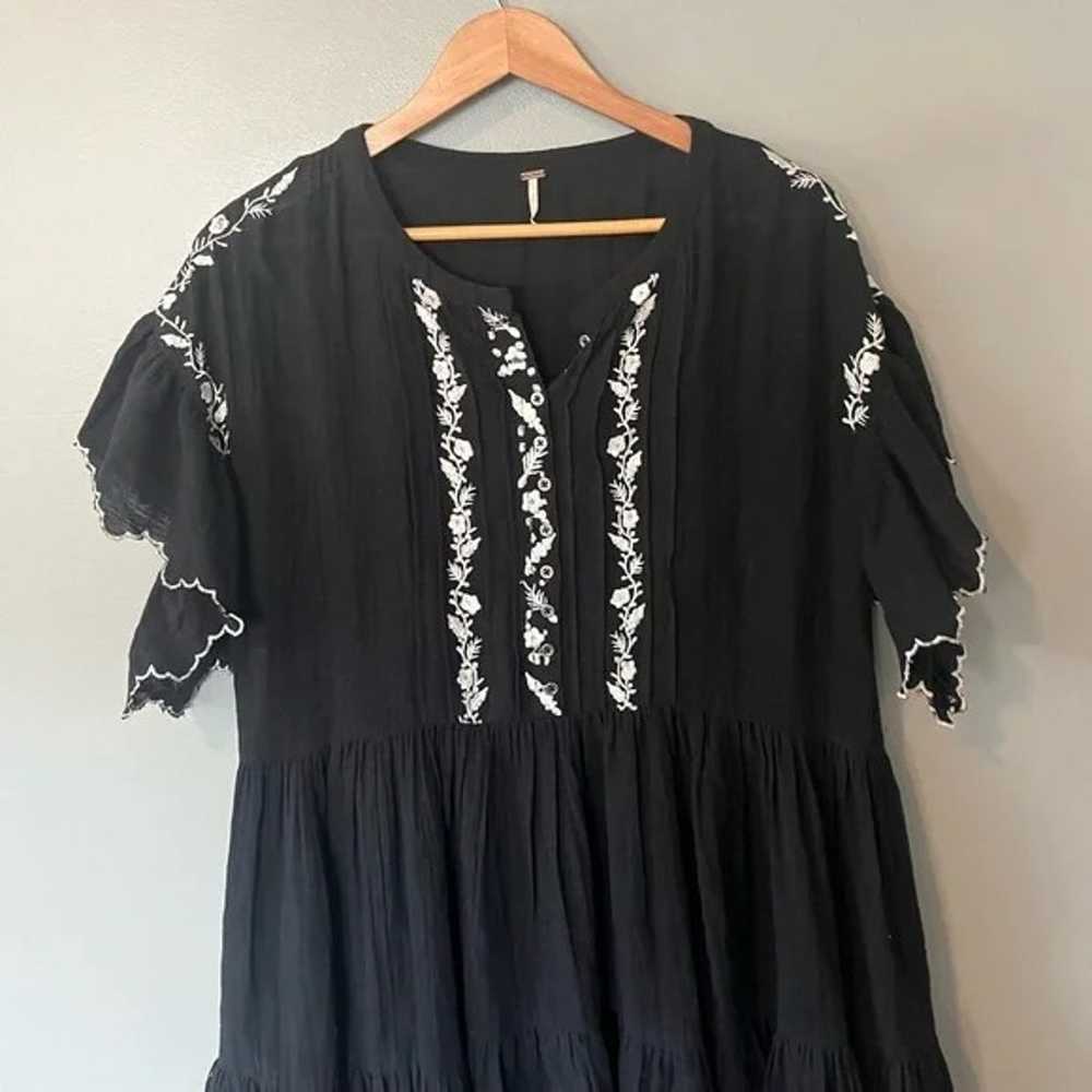 Free People Santiago Embroidered Mini Dress - image 4