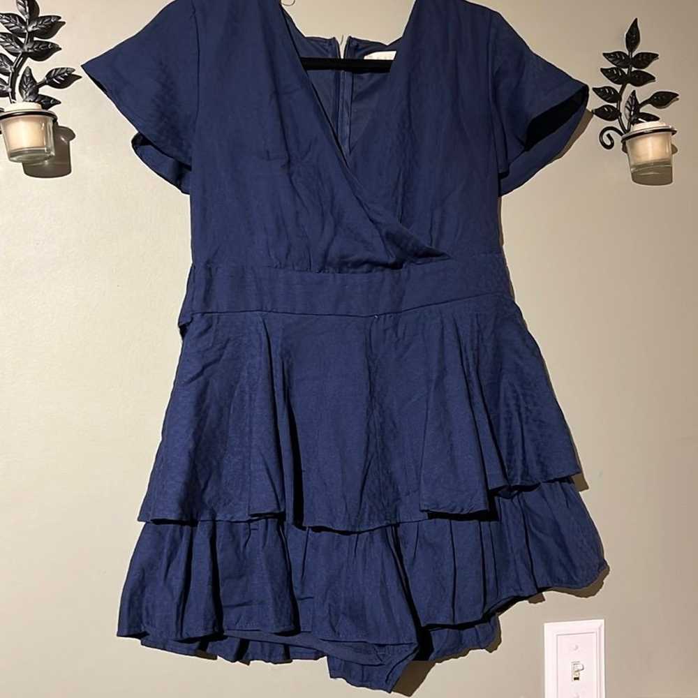 Altar’d State woman’s navy romper - image 1