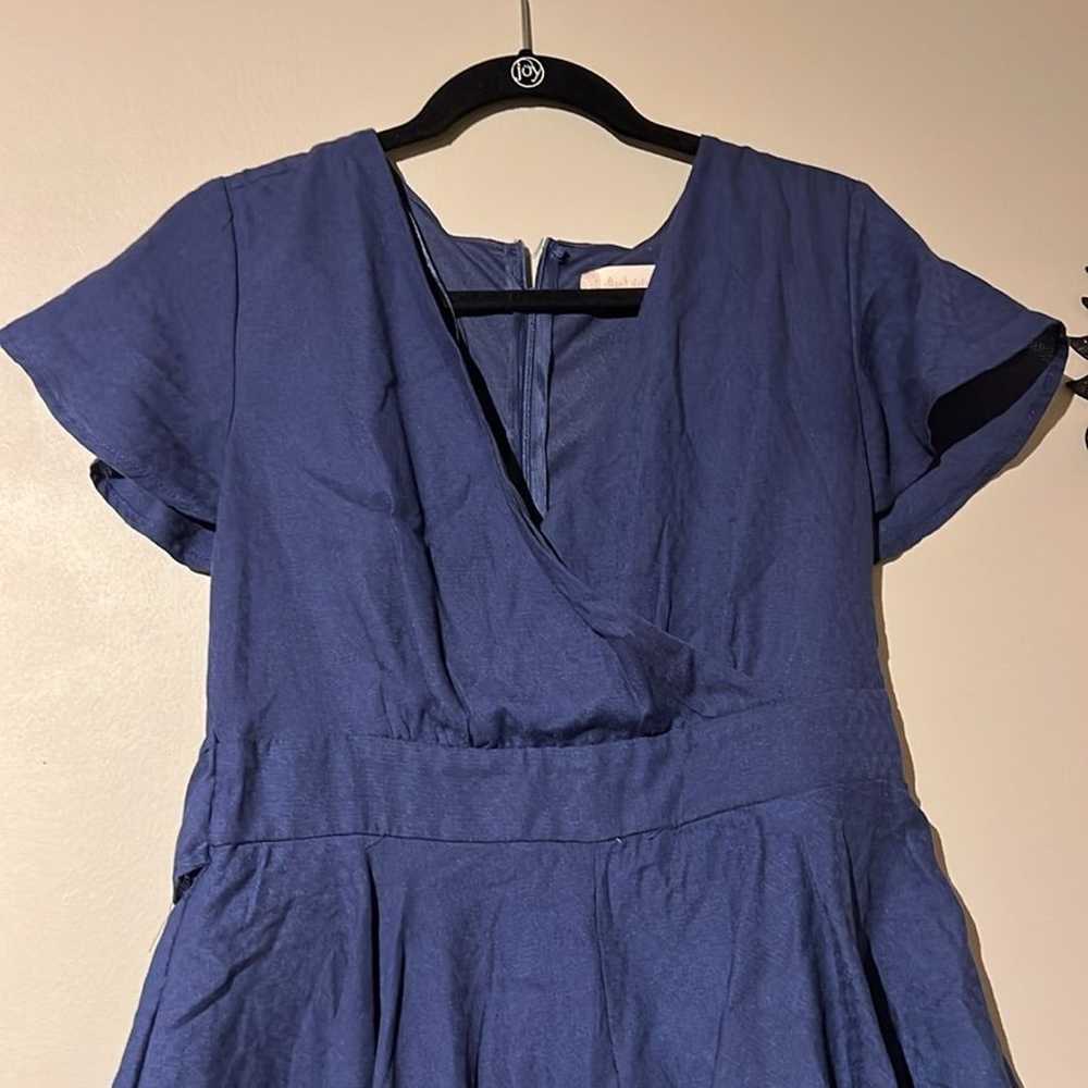 Altar’d State woman’s navy romper - image 2