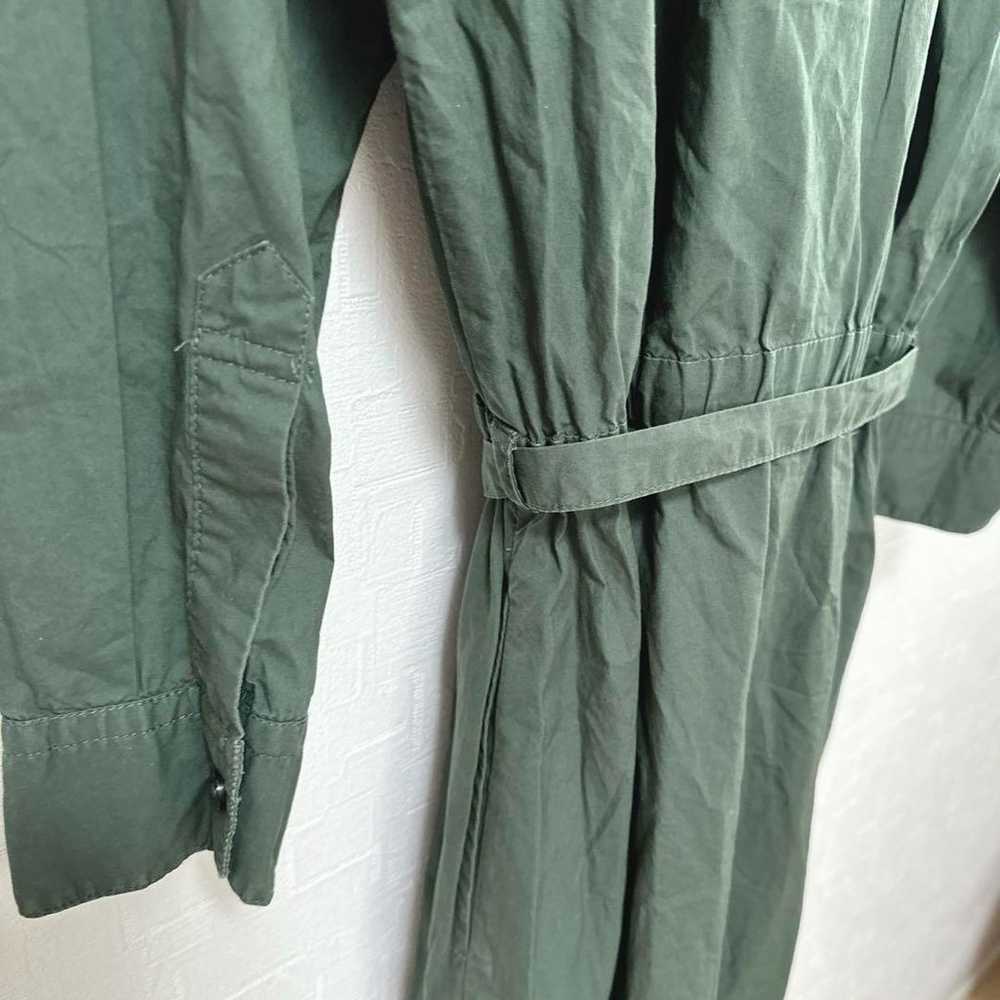 Preferral [40] Long shirt dress Waist ribbon Rubb… - image 12