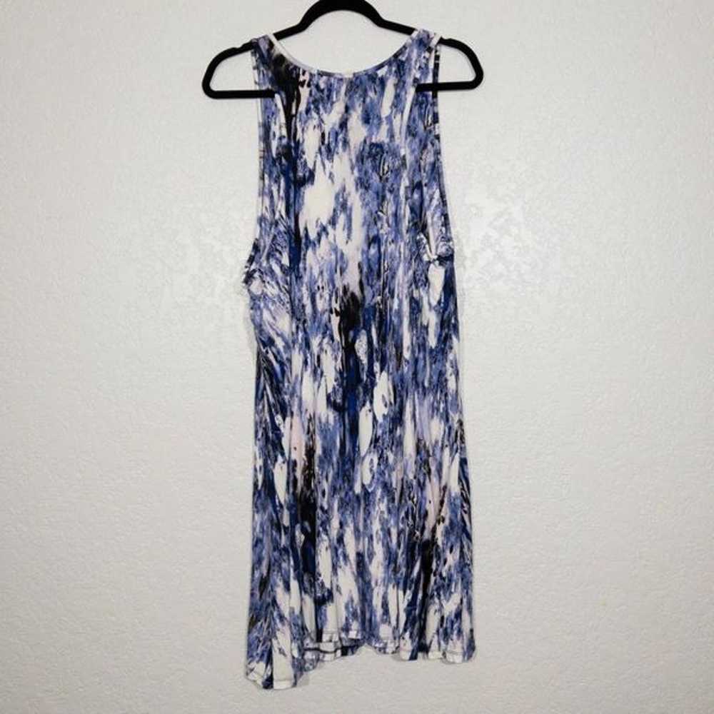 Lucy & Laurel Blue Abstract Sleeveless Sundress S… - image 6