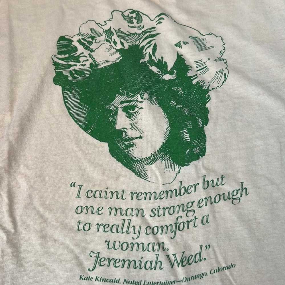 Vintage graphic t Jeremiah Weed short sleeve t sh… - image 2